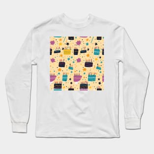 Happy Birthday Party Celebration Pattern 20 Long Sleeve T-Shirt